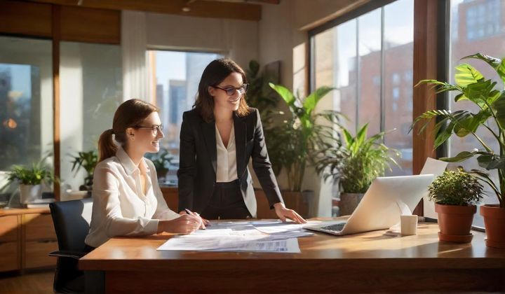 A financial planner discussing instant capital options with a client