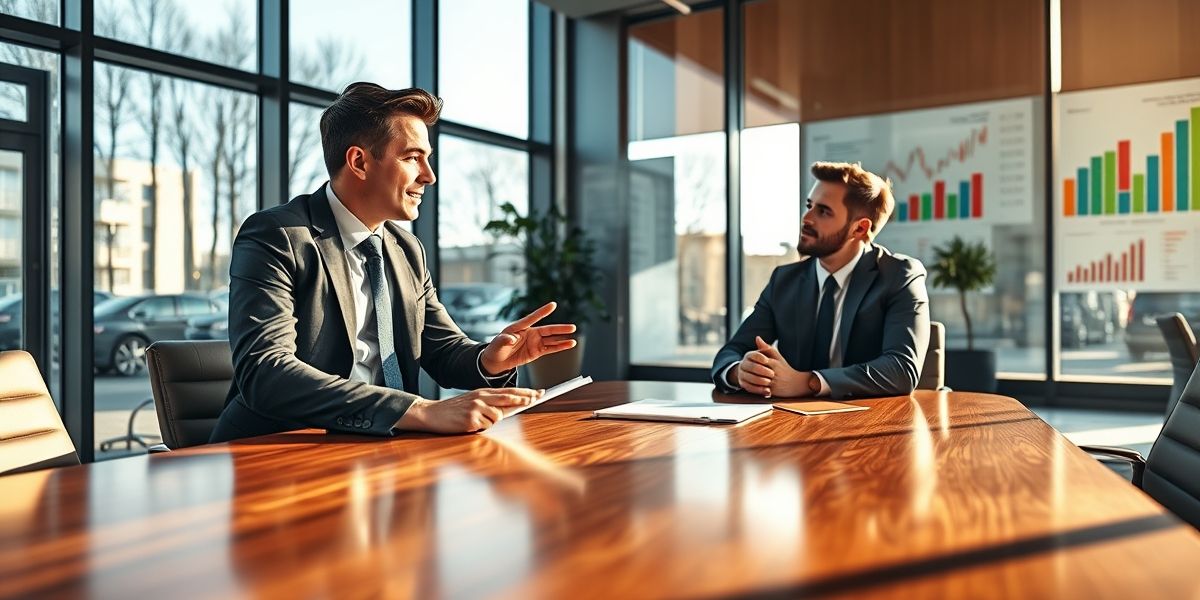 An image depicting a financial advisor discussing strategies with a client, emphasizing the importance of instant capital in investment success.