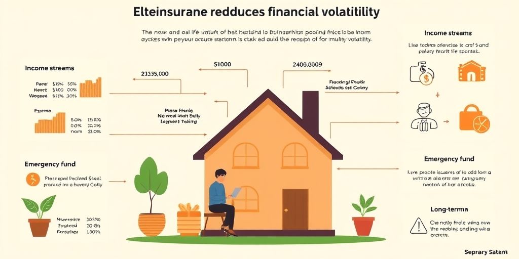 چگونه بیمه عمر از نوسانات مالی شما جلوگیری می‌کند؟